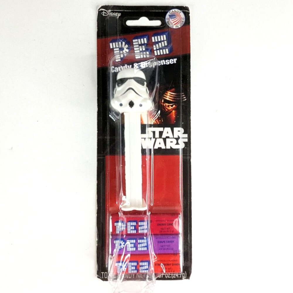 Vintage 2012 Star Wars Stormtrooper Pez Dispenser New on Blister Card